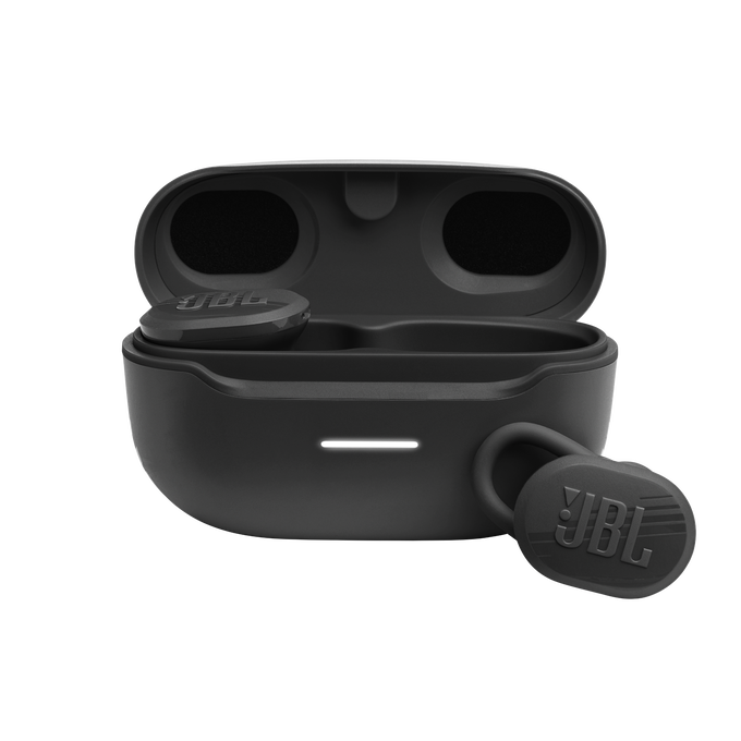 JBL Endurance Race TWS - Black - Waterproof true wireless active sport earbuds - Hero image number null